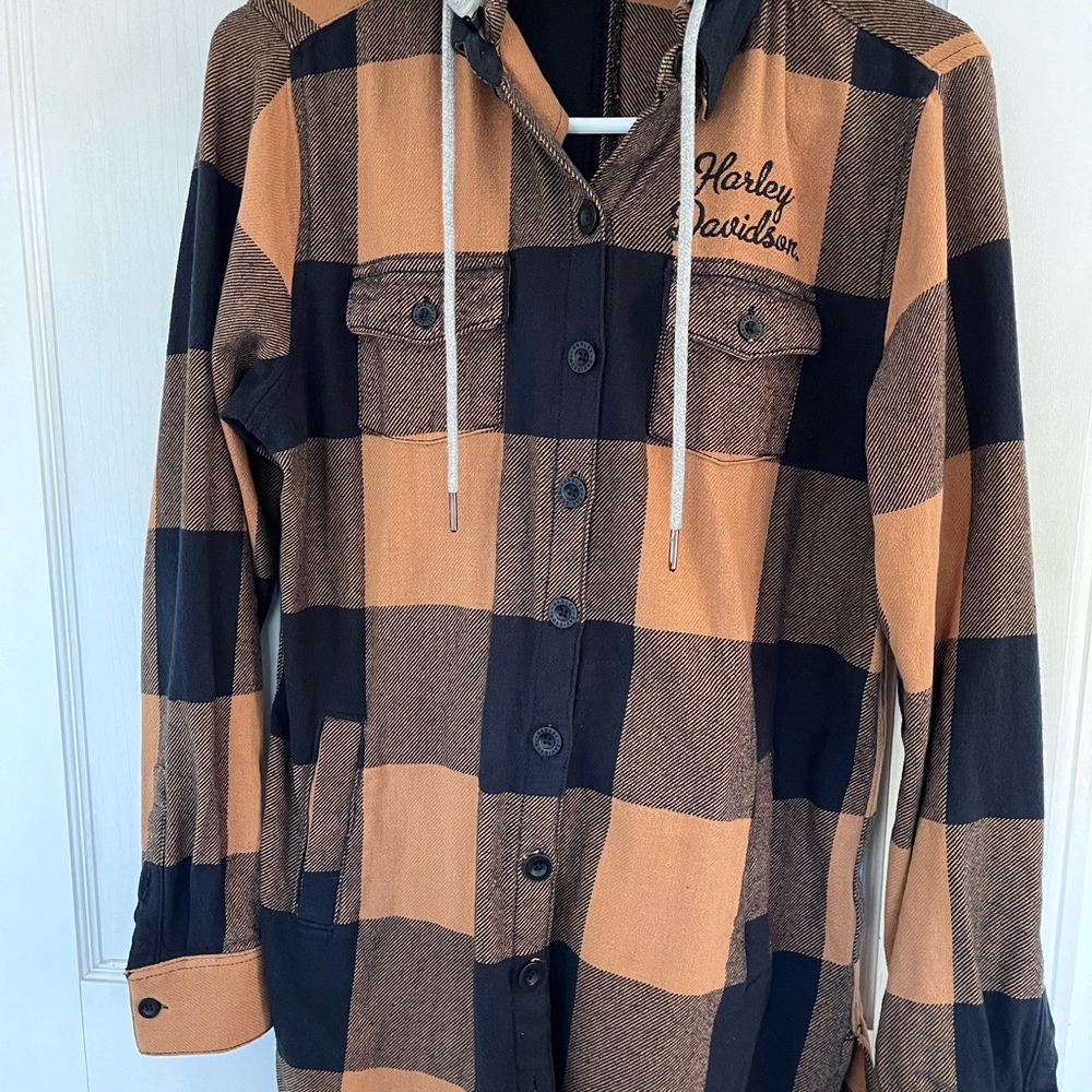 Genuine Harley Davidson women’s mechanic twill hoodie